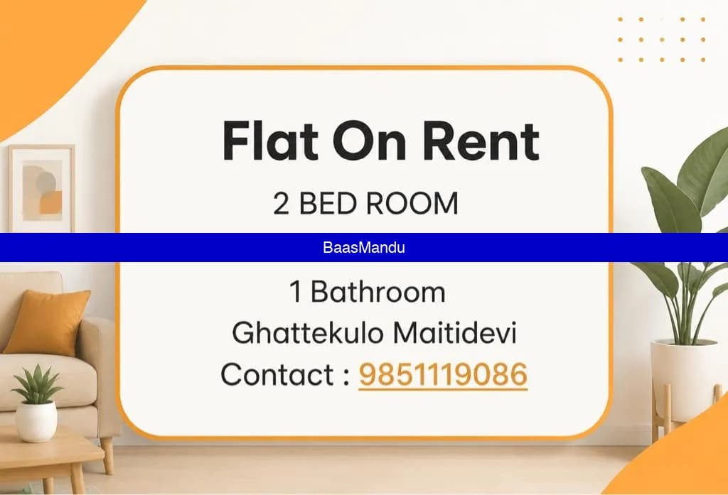 Flat On Rent - 1